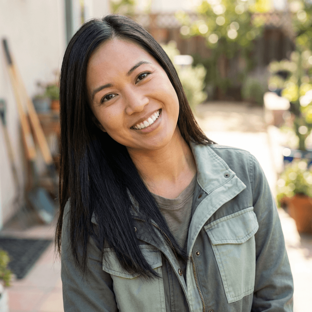 Portrait of a female homeowner in Darlington